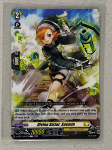 Divine Sister, Savarin D-BT11/087EN - Cardfight Vanguard Clash of the Heroes