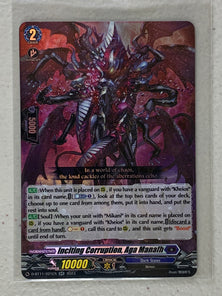 Inciting Corruption, Aga Manafh D-BT11/021EN - Cardfight Vanguard Clash of the Heroes