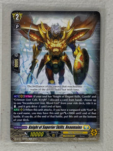 Knight of Superior Skills, Beaumains D-BT11/086EN - Cardfight Vanguard Clash of the Heroes