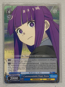 Commendable Feat, Fern SFN/S108-E095 C Weiss Schwarz Frieren: Beyond Journey's End