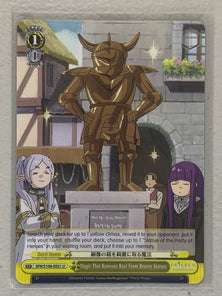 Magic That Removes Rust From Bronze Statues SFN/S108-E021 U Weiss Schwarz Frieren: Beyond Journey's End