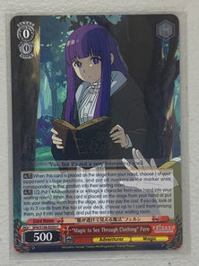 "Magic to See Through Clothing" Fern SFN/S108-E059 C Weiss Schwarz Frieren: Beyond Journey's End