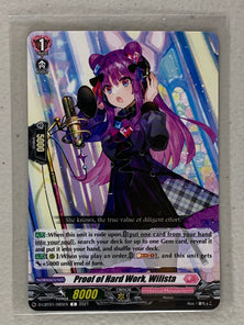 Proof of Hard Work, Wilista - D-LBT01/085EN - Cardfight Vanguard Lyrical Melody