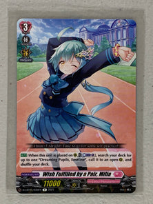 Wish Fulfilled by a Pair, Milia - D-LBT01/030EN - Cardfight Vanguard Lyrical Melody