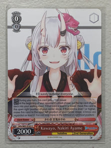 Kawayo, Nakiri Ayame - HOL/W91-E101 C - Weiss Schwarz Hololive Production