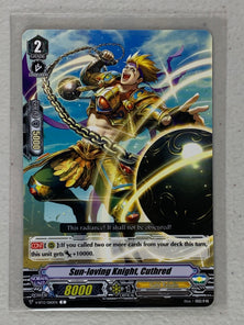 Sun-loving Knight, Cuthred VGE-V-BT12/060EN - Cardfight Vanguard Divine Lightning Radiance