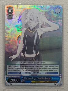 Morning Rays, Shishiro Botan - HOL/W91-E135S SR - Weiss Schwarz Hololive Production