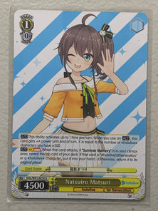 Natsuiro Matsuri - HOL/W91-E014 U - Weiss Schwarz Hololive Production