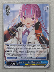 One Winter Day, Minato Aqua - HOL/W91-TE047 TD - Weiss Schwarz Hololive Production