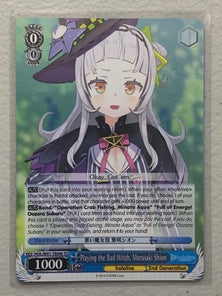 Playing the Bad Witch, Murasaki Shion - HOL/W91-TE046 TD - Weiss Schwarz Hololive Production