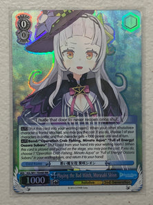 Playing the Bad Witch, Murasaki Shion - HOL/W91-TE046R RRR - Weiss Schwarz Hololive Production