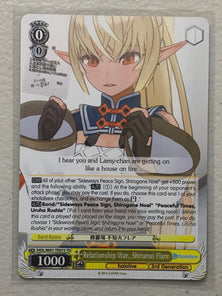 Relationship War, Shiranui Flare - HOL/W91-TE075 TD - Weiss Schwarz Hololive Production