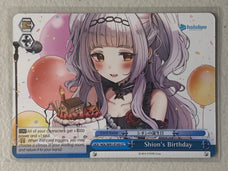 Shion's Birthday - HOL/W91-TE143 CC - Weiss Schwarz Hololive Production