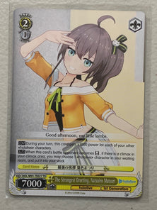 The Strongest Greeting, Natsuiro Matsuri - HOL/W91-TE027 TD - Weiss Schwarz Hololive Production