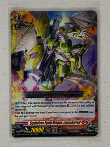 Explosives Equip Dragon, Launcharred D-BT12/016EN - Cardfight Vanguard Evenfall Onslaught