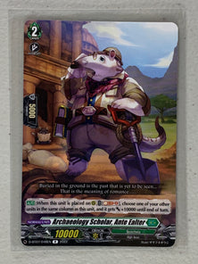 Archaeology Scholar,Ante Ealter D-BT07/048EN - Cardfight Vanguard Raging Flames Against Emerald Storm