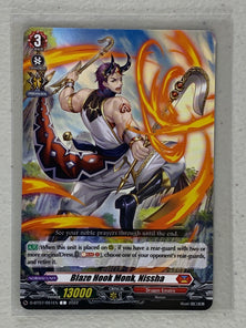 Blaze Hook Monk, Nissha D-BT07/051EN - Cardfight Vanguard Raging Flames Against Emerald Storm