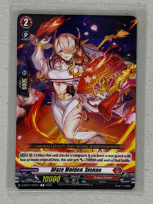 Blaze Maiden, Sienna D-BT07/054EN - Cardfight Vanguard Raging Flames Against Emerald Storm