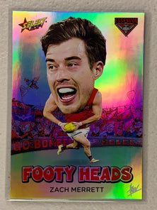 #FH023 Zach Merrett - Essendon Bombers - Footy Heads - 2024 AFL Footy Stars