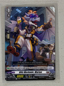 Blitz Mechanic, Warton D-BT07/072EN - Cardfight Vanguard Raging Flames Against Emerald Storm