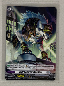 Blitz Security, Wachten D-BT07/070EN - Cardfight Vanguard Raging Flames Against Emerald Storm