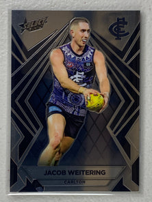 #L030 Jacob Weitering - Carlton Blues - Luminous Base - 2024 AFL Footy Stars