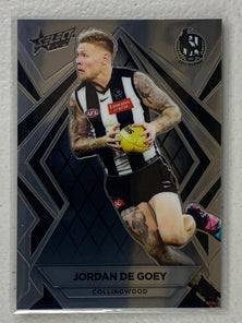 #L034 Jordan De Goey - Collingwood Magpies - Luminous Base - 2024 AFL Footy Stars