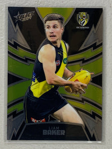 #LT287 Liam Baker Numbered 547/599 - Richmond Tigers - Luminous Thunderbolt - 2024 AFL Footy Stars