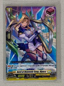 Bard of Heavenly Song, Alpacc D-BT02/048EN - Cardfight Vanguard A Brush with the Legends