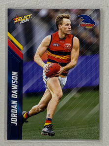 #001 Jordan Dawson - Adelaide Crows - AFL Common - 2024 AFL Footy Stars