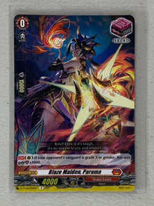 Blaze Maiden, Parama D-BT02/030EN - Cardfight Vanguard A Brush with the Legends