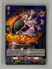 Blaze Maiden, Tanya D-BT02/029EN - Cardfight Vanguard A Brush with the Legends