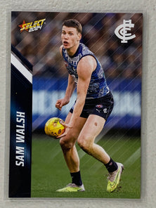 #029 Sam Walsh - Carlton Blues - AFL Common - 2024 AFL Footy Stars