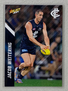 #030 Jacob Weitering - Carlton Blues - AFL Common - 2024 AFL Footy Stars