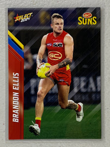 #083 Brandon Ellis - Gold Coast Suns - AFL Common - 2024 AFL Footy Stars