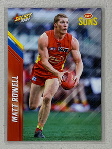 #087 Matt Rowell - Gold Coast Suns - AFL Common - 2024 AFL Footy Stars