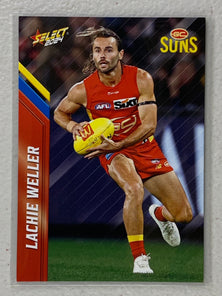 #089 Lachie Weller - Gold Coast Suns - AFL Common - 2024 AFL Footy Stars