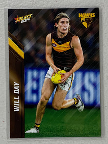 #093 Will Day - Hawthorn Hawks - AFL Common - 2024 AFL Footy Stars