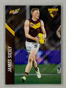 #098 James Sicily - Hawthorn Hawks - AFL Common - 2024 AFL Footy Stars