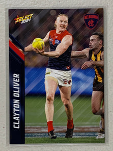 #107 Clayton Oliver - Melbourne Demons - AFL Common - 2024 AFL Footy Stars