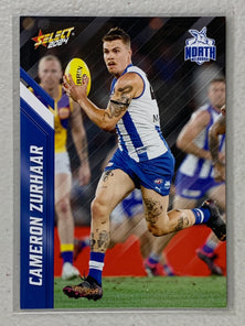 #120 Cameron Zurhaar - North Melbourne Kangaroos - AFL Common - 2024 AFL Footy Stars