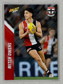 #145 Mitch Owens - St Kilda Saints - AFL Common - 2024 AFL Footy Stars