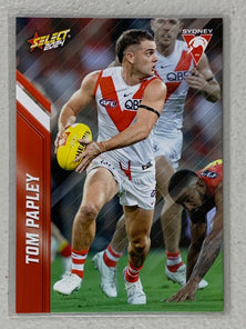 #156 Tom Papley - Sydney Swans - AFL Common - 2024 AFL Footy Stars