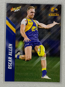 #161 Oscar Allen - West Coast Eagles - AFL Common - 2024 AFL Footy Stars