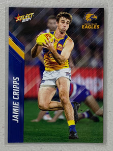 #163 Jamie Cripps - West Coast Eagles - AFL Common - 2024 AFL Footy Stars