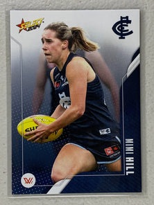 #187 Mimi Hill - Carlton Blues - AFLW Common - 2024 AFL Footy Stars