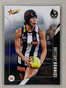 #190 Brittany Bonnici - Collingwood Magpies - AFLW Common - 2024 AFL Footy Stars