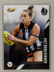 #192 Ruby Schleicher - Collingwood Magpies - AFLW Common - 2024 AFL Footy Stars