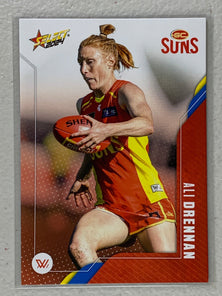 #206 Ali Drennan - Gold Coast Suns - AFLW Common - 2024 AFL Footy Stars