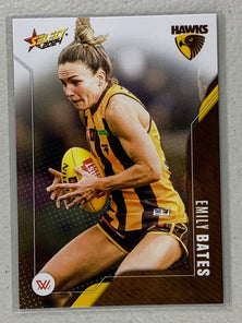 #208 Emily Bates - Hawthorn Hawks - AFLW Common - 2024 AFL Footy Stars